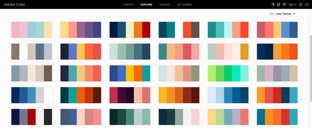 adobe color palette generator