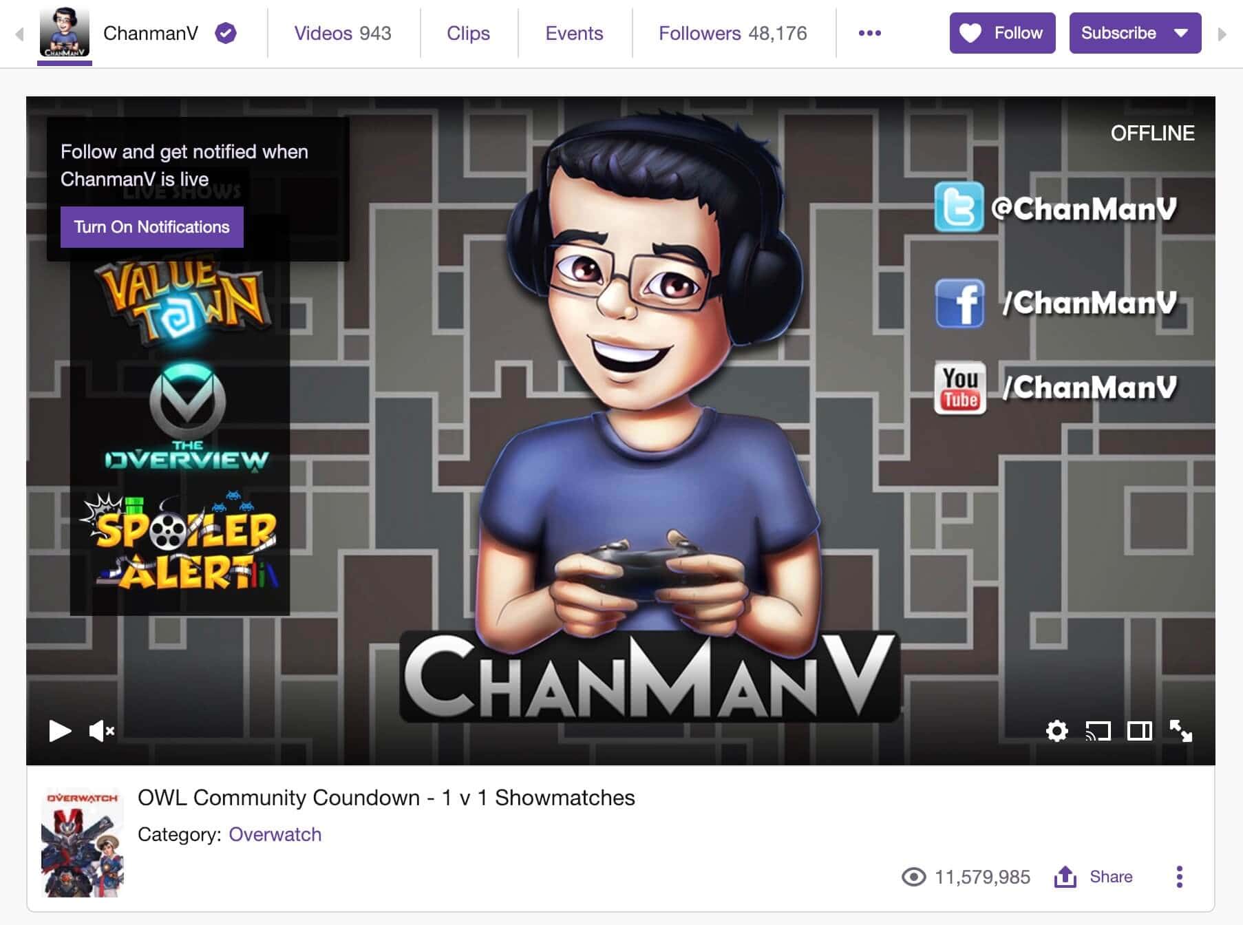 chanman twitch offline end screen