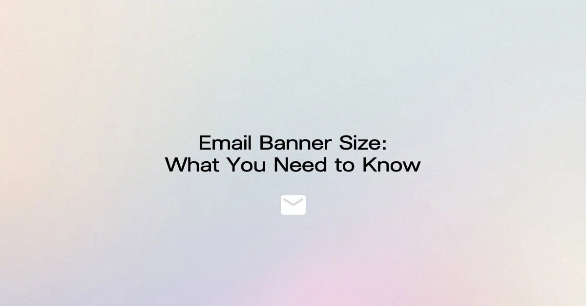 email banner size