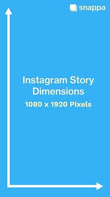 instagram story dimensions size in pixels