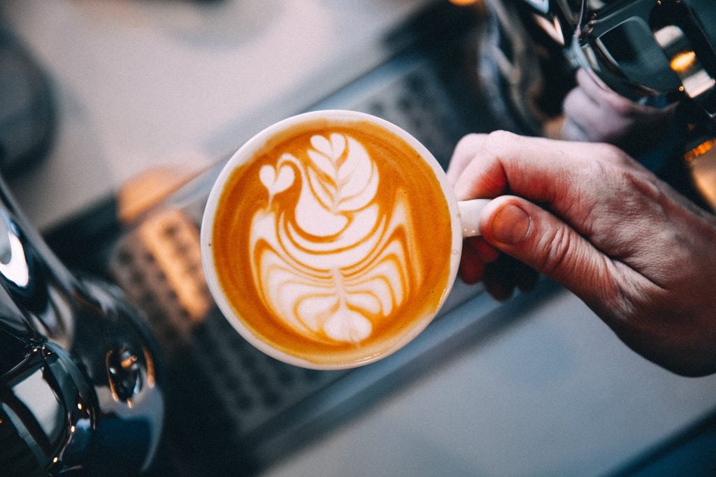 Latte art stock photo from StockSnap