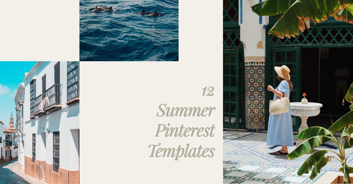 summer pinterest templates