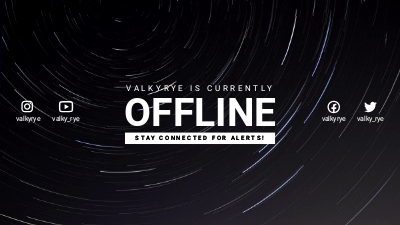 Twitch Offline Banner template