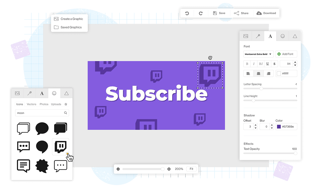 Twitch panel maker