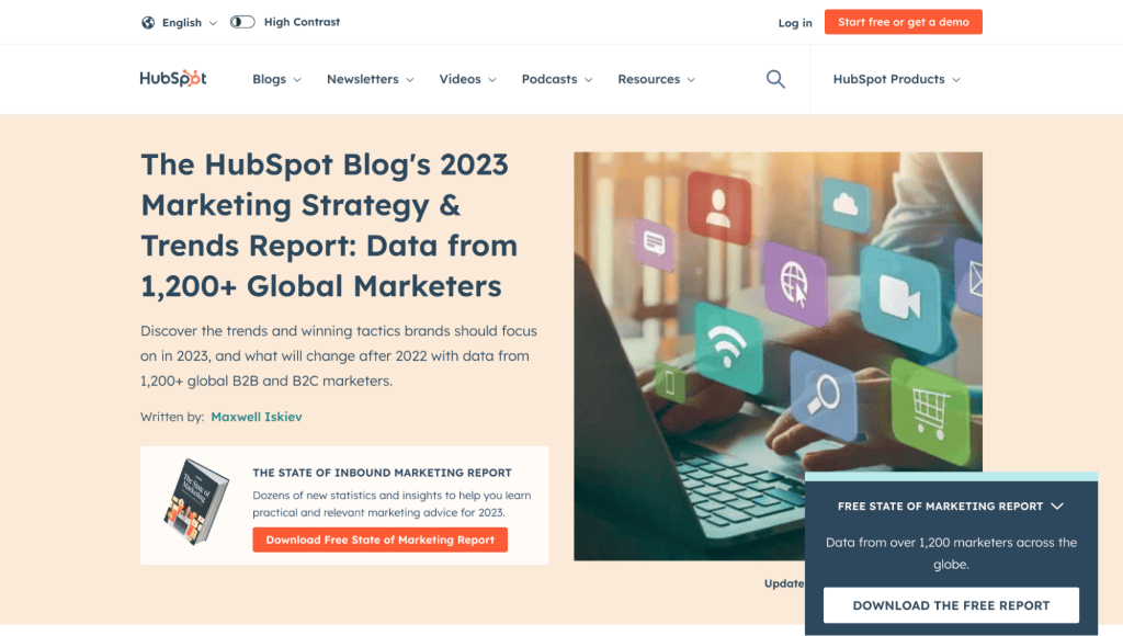 hubspot image example