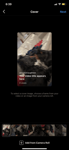 IGTV video thumbnails for Instagram