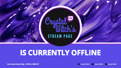 Twitch Offline Banner template