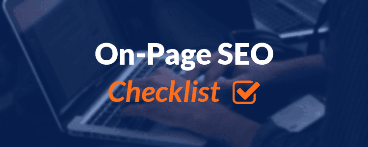 On-Page SEO Checklist