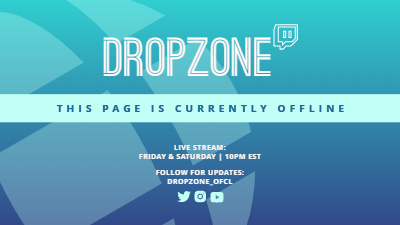 Twitch Offline Banner template